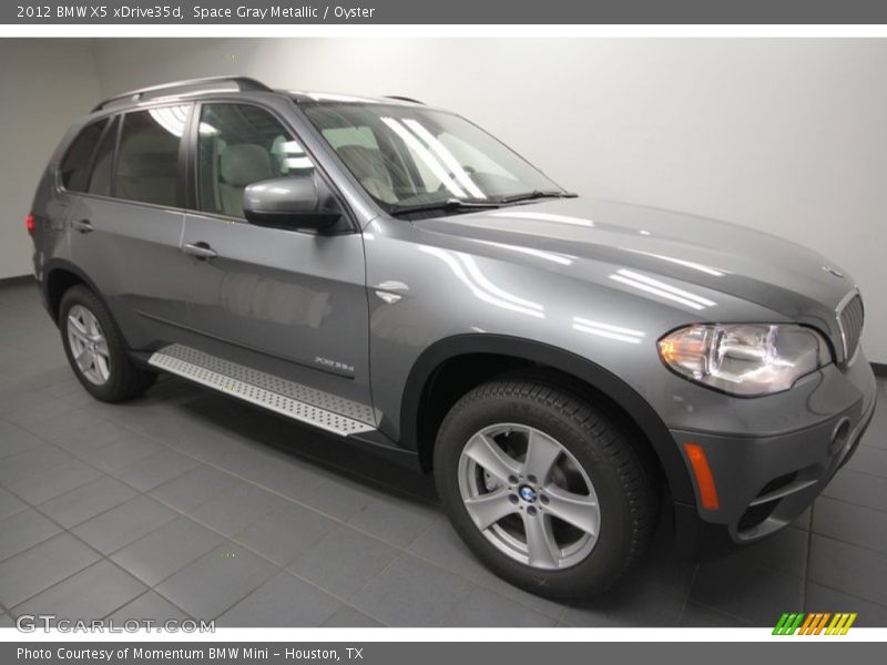 Space Gray Metallic / Oyster 2012 BMW X5 xDrive35d