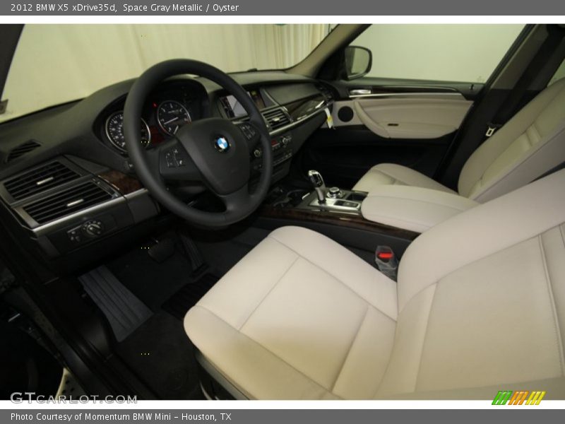 Space Gray Metallic / Oyster 2012 BMW X5 xDrive35d