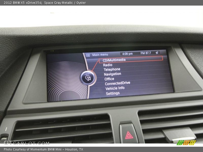 Space Gray Metallic / Oyster 2012 BMW X5 xDrive35d