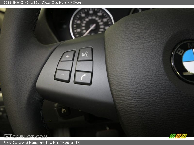 Space Gray Metallic / Oyster 2012 BMW X5 xDrive35d