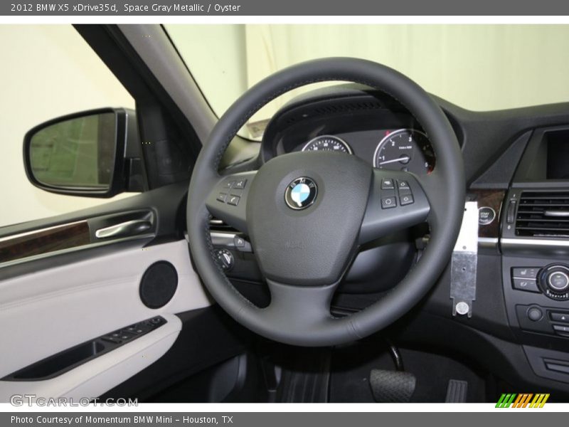 Space Gray Metallic / Oyster 2012 BMW X5 xDrive35d