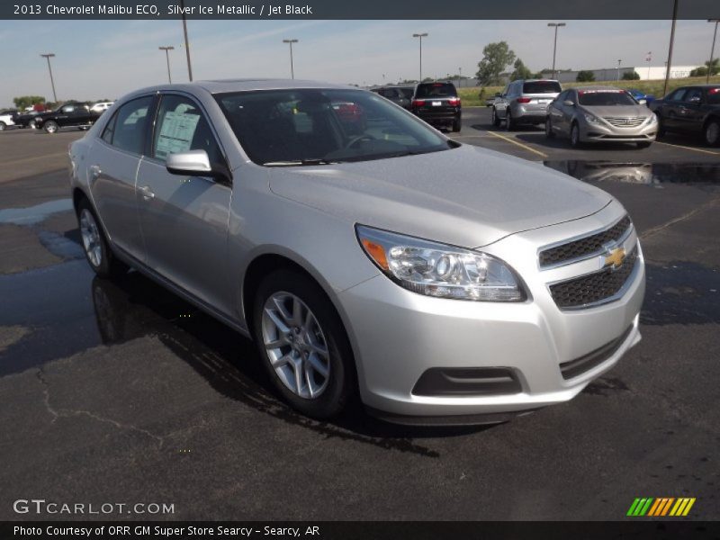 Silver Ice Metallic / Jet Black 2013 Chevrolet Malibu ECO