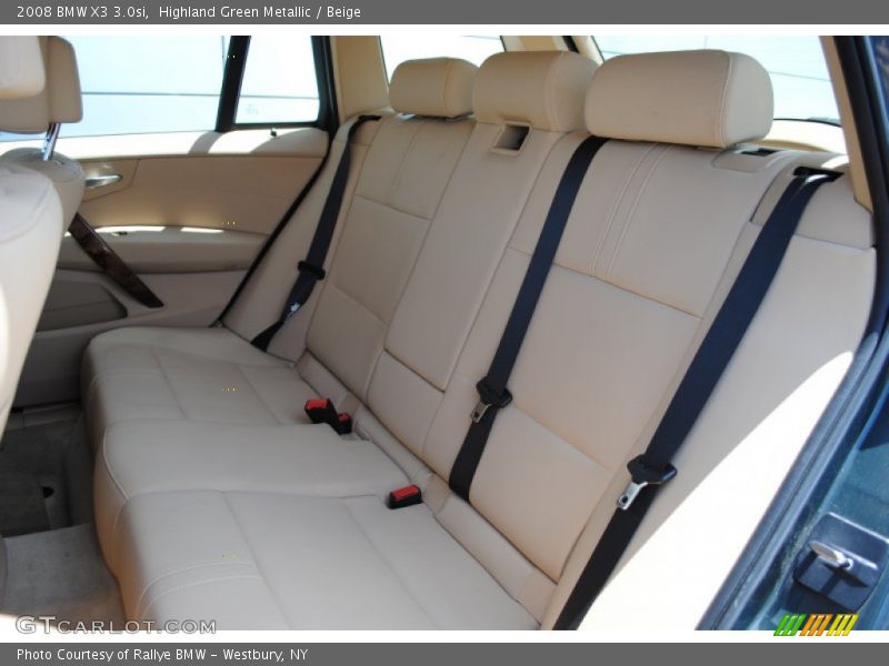 Rear Seat of 2008 X3 3.0si