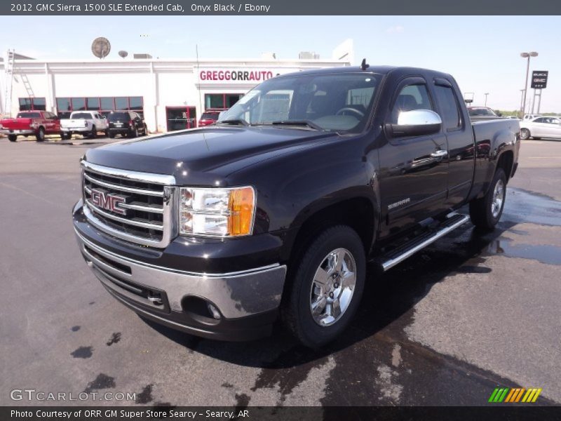 Onyx Black / Ebony 2012 GMC Sierra 1500 SLE Extended Cab