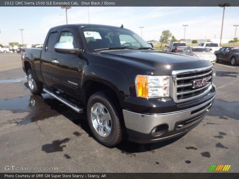 Onyx Black / Ebony 2012 GMC Sierra 1500 SLE Extended Cab
