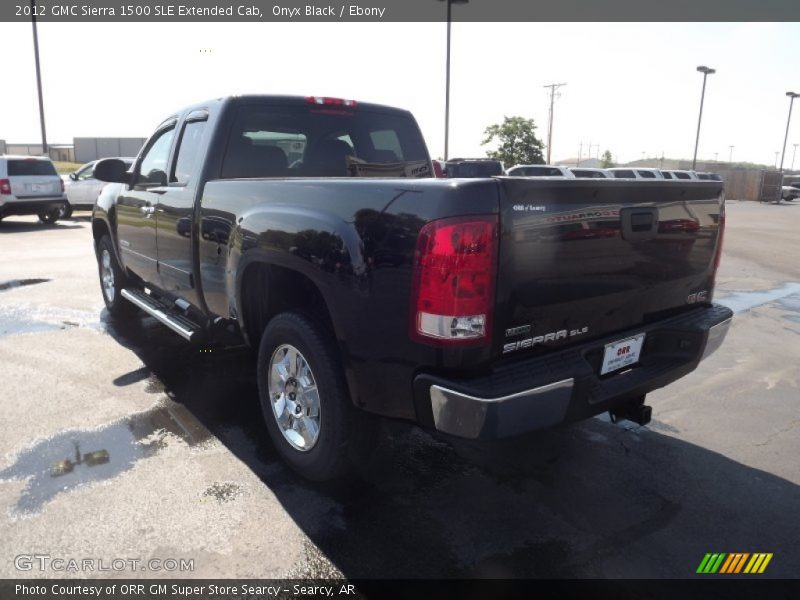 Onyx Black / Ebony 2012 GMC Sierra 1500 SLE Extended Cab