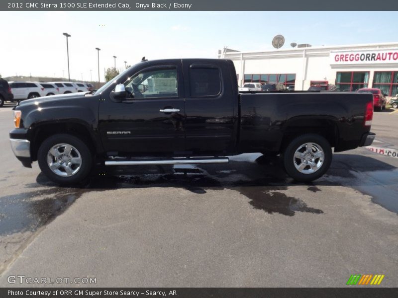 Onyx Black / Ebony 2012 GMC Sierra 1500 SLE Extended Cab