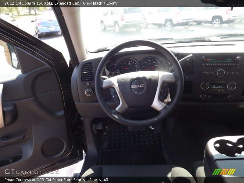 Onyx Black / Ebony 2012 GMC Sierra 1500 SLE Extended Cab