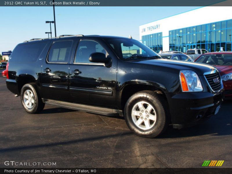 Carbon Black Metallic / Ebony 2012 GMC Yukon XL SLT