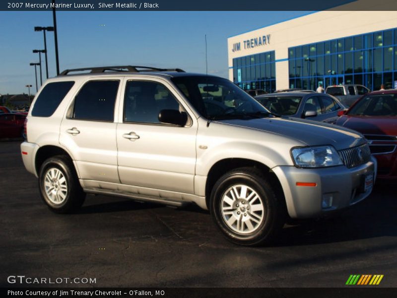 Silver Metallic / Black 2007 Mercury Mariner Luxury