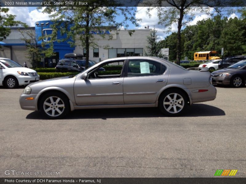 Sheer Silver / Black 2003 Nissan Maxima GLE