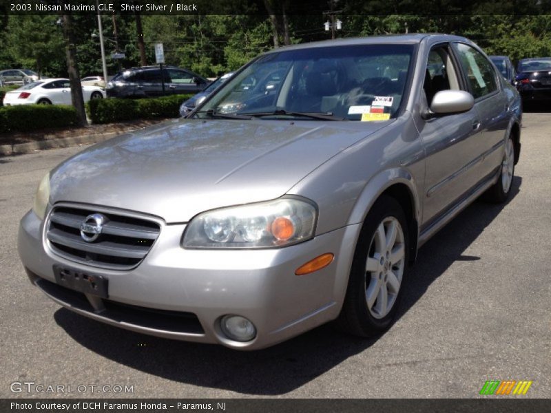 Sheer Silver / Black 2003 Nissan Maxima GLE