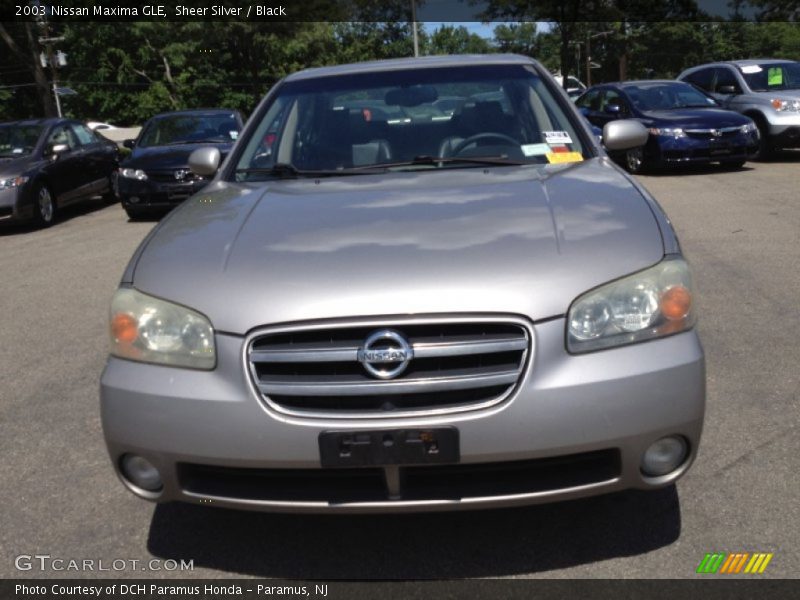 Sheer Silver / Black 2003 Nissan Maxima GLE