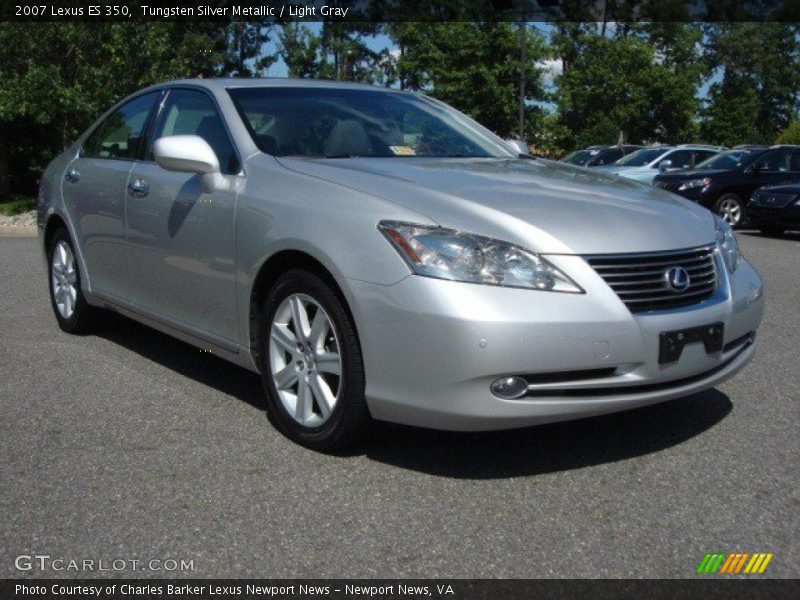 Tungsten Silver Metallic / Light Gray 2007 Lexus ES 350