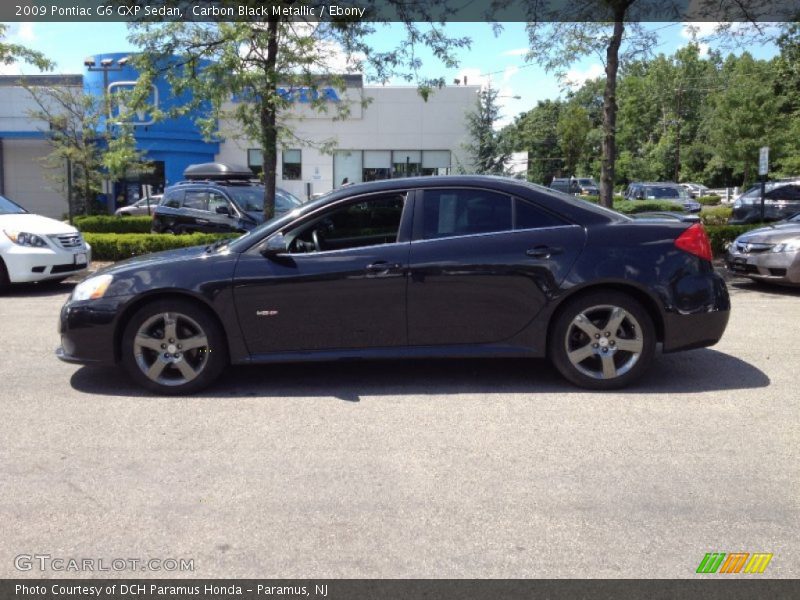 Carbon Black Metallic / Ebony 2009 Pontiac G6 GXP Sedan