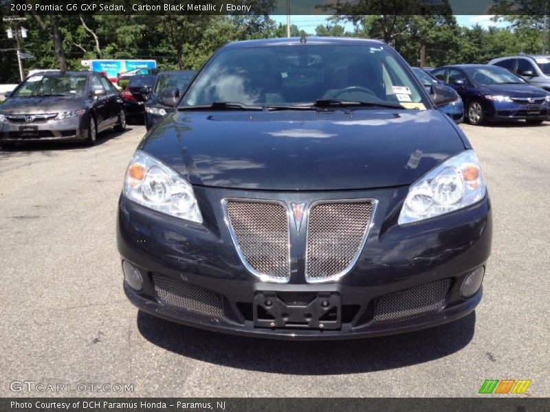 Carbon Black Metallic / Ebony 2009 Pontiac G6 GXP Sedan