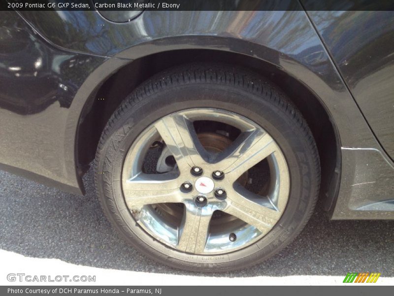 Carbon Black Metallic / Ebony 2009 Pontiac G6 GXP Sedan