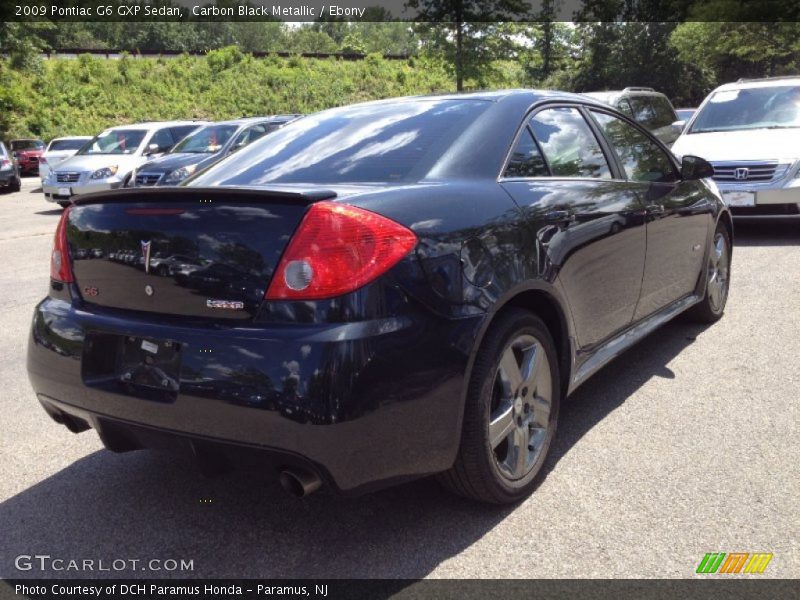 Carbon Black Metallic / Ebony 2009 Pontiac G6 GXP Sedan