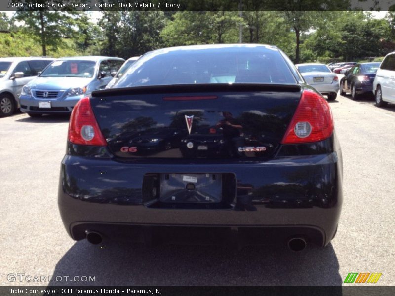 Carbon Black Metallic / Ebony 2009 Pontiac G6 GXP Sedan