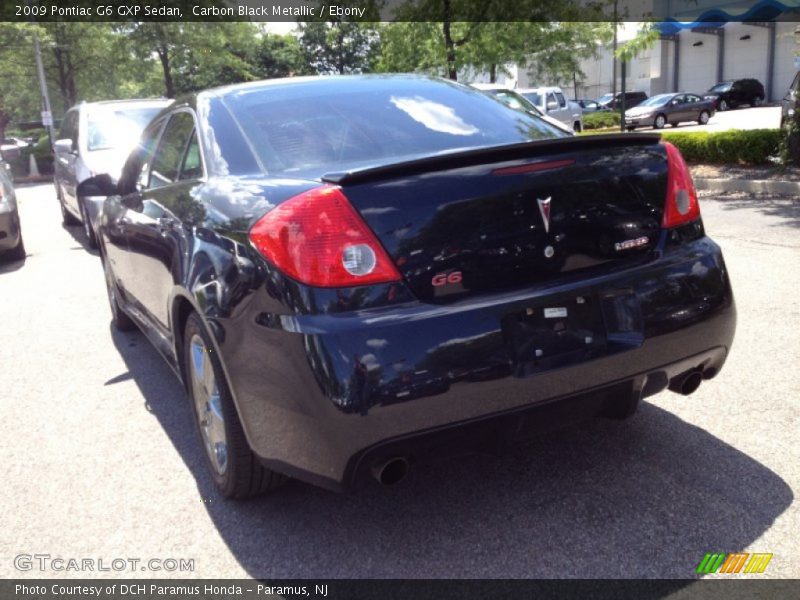 Carbon Black Metallic / Ebony 2009 Pontiac G6 GXP Sedan