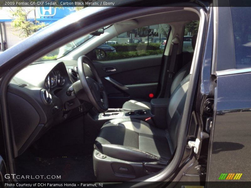 Carbon Black Metallic / Ebony 2009 Pontiac G6 GXP Sedan