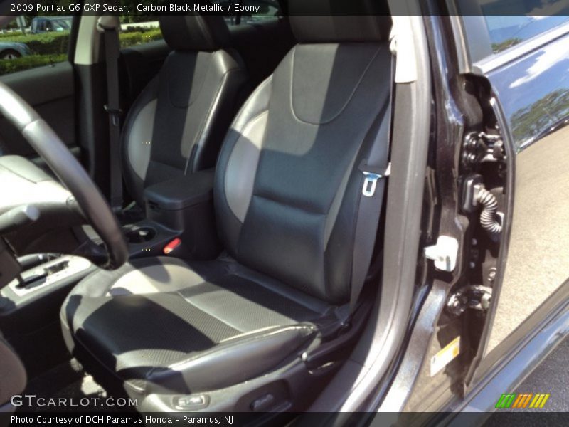 Carbon Black Metallic / Ebony 2009 Pontiac G6 GXP Sedan