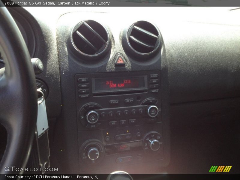 Carbon Black Metallic / Ebony 2009 Pontiac G6 GXP Sedan