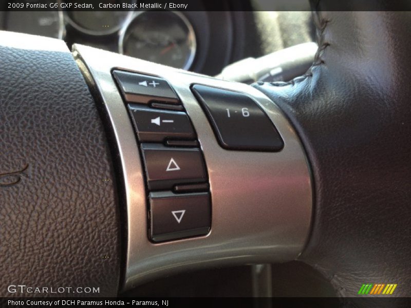 Carbon Black Metallic / Ebony 2009 Pontiac G6 GXP Sedan