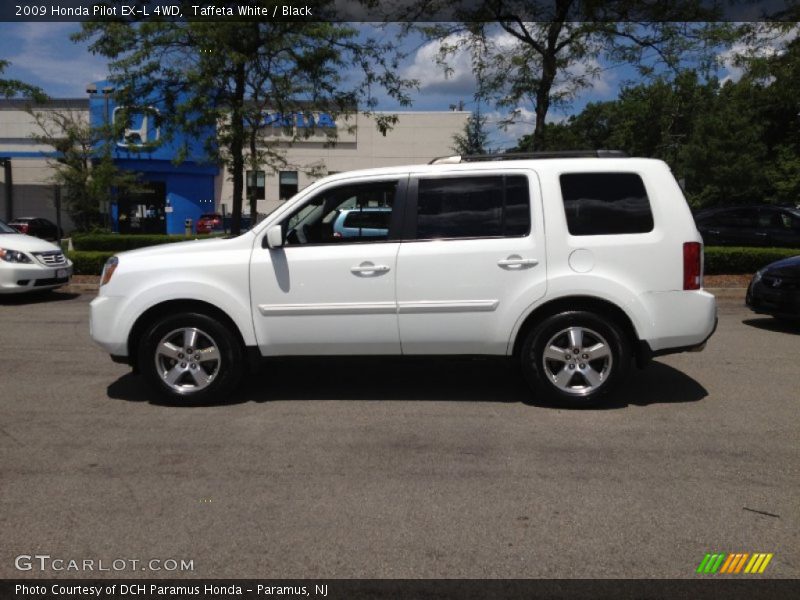 Taffeta White / Black 2009 Honda Pilot EX-L 4WD