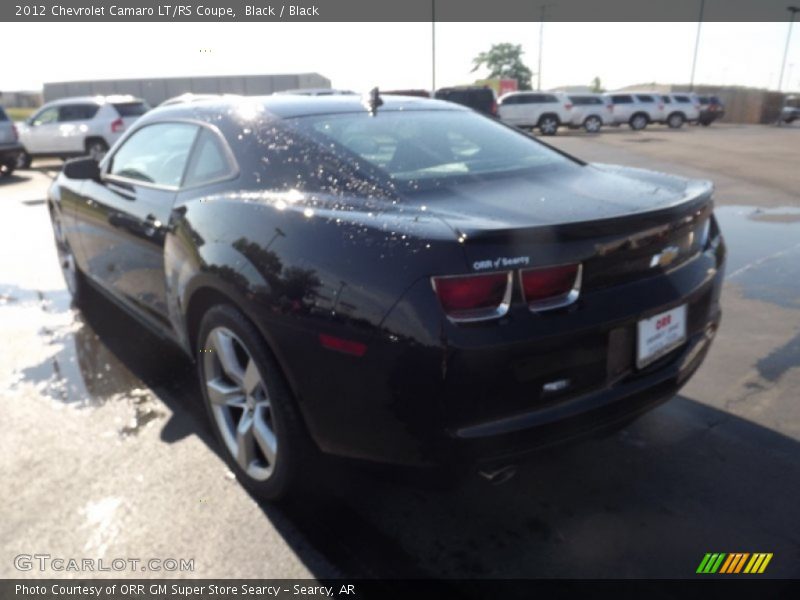 Black / Black 2012 Chevrolet Camaro LT/RS Coupe