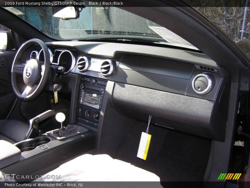 Black / Black/Black 2009 Ford Mustang Shelby GT500KR Coupe