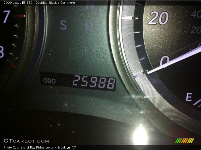 Obsidian Black / Cashmere 2009 Lexus ES 350