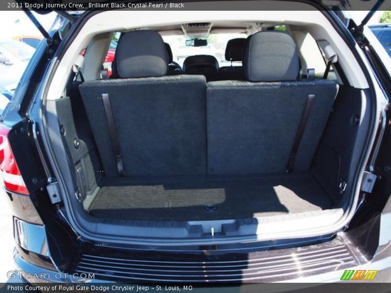 Brilliant Black Crystal Pearl / Black 2011 Dodge Journey Crew
