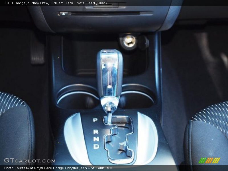 Brilliant Black Crystal Pearl / Black 2011 Dodge Journey Crew