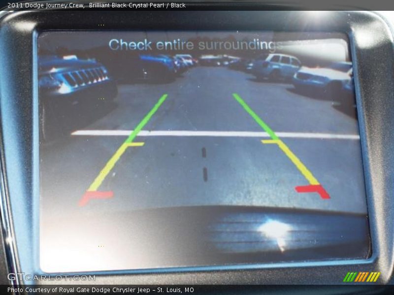 Brilliant Black Crystal Pearl / Black 2011 Dodge Journey Crew