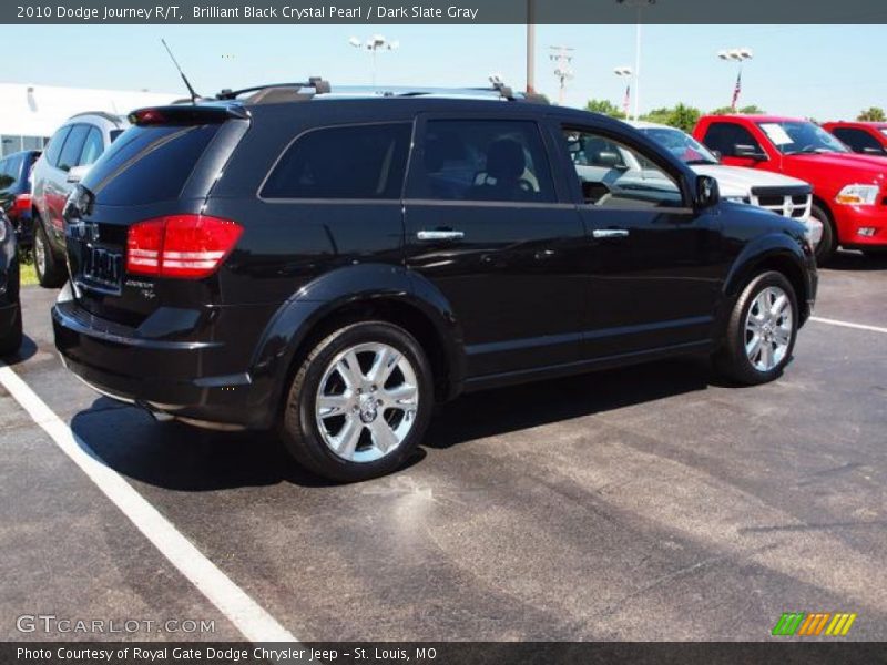 Brilliant Black Crystal Pearl / Dark Slate Gray 2010 Dodge Journey R/T