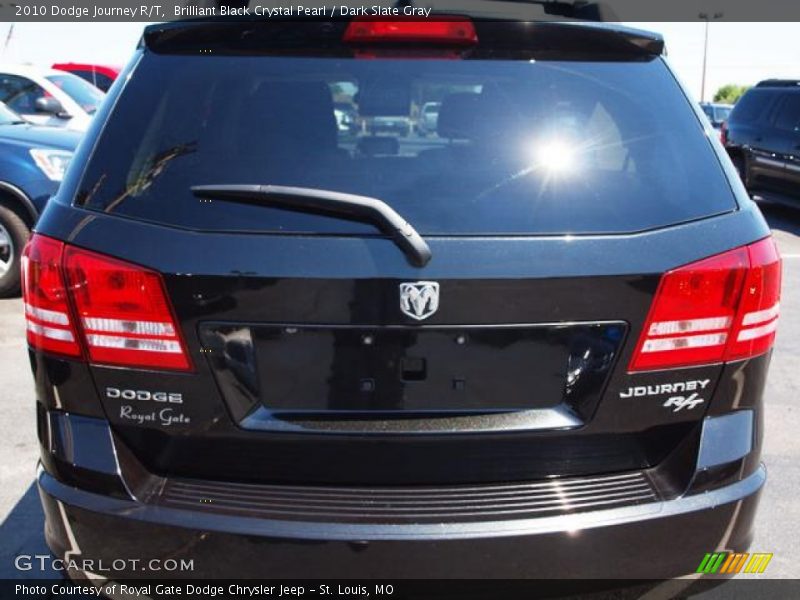 Brilliant Black Crystal Pearl / Dark Slate Gray 2010 Dodge Journey R/T