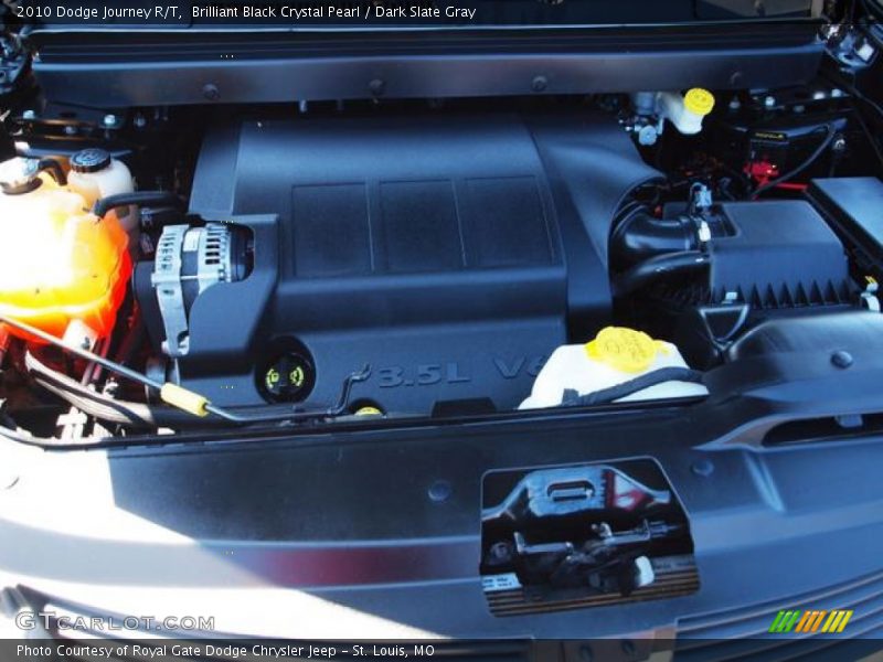 Brilliant Black Crystal Pearl / Dark Slate Gray 2010 Dodge Journey R/T