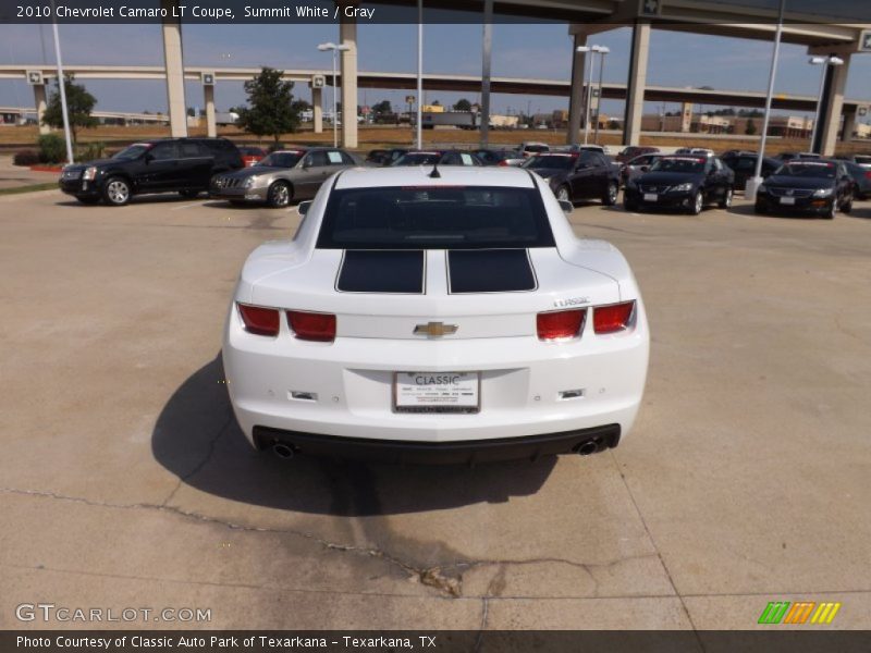 Summit White / Gray 2010 Chevrolet Camaro LT Coupe