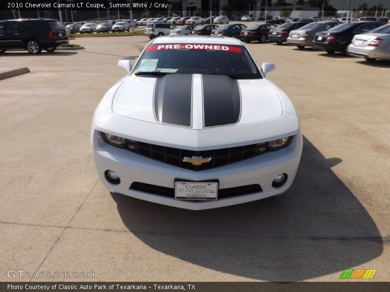 Summit White / Gray 2010 Chevrolet Camaro LT Coupe
