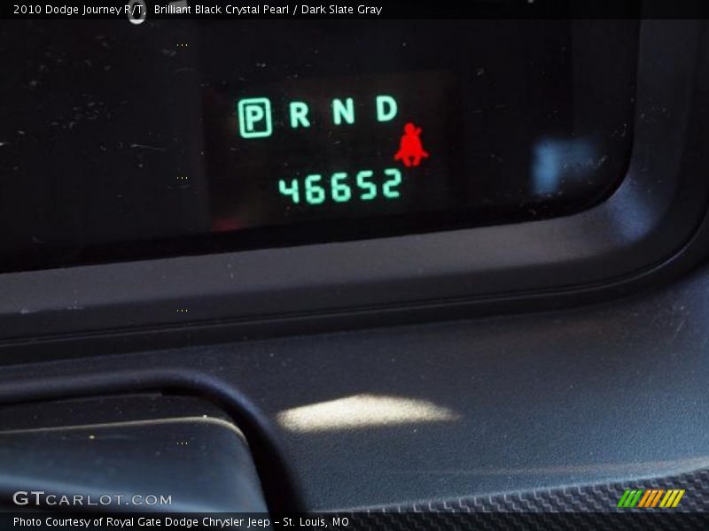 Brilliant Black Crystal Pearl / Dark Slate Gray 2010 Dodge Journey R/T