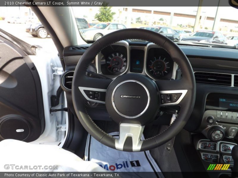 Summit White / Gray 2010 Chevrolet Camaro LT Coupe