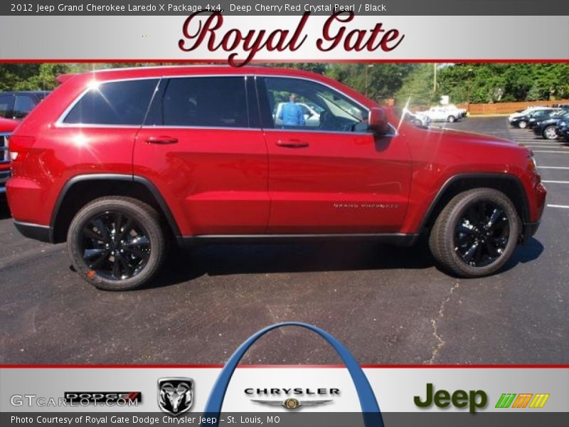 Deep Cherry Red Crystal Pearl / Black 2012 Jeep Grand Cherokee Laredo X Package 4x4