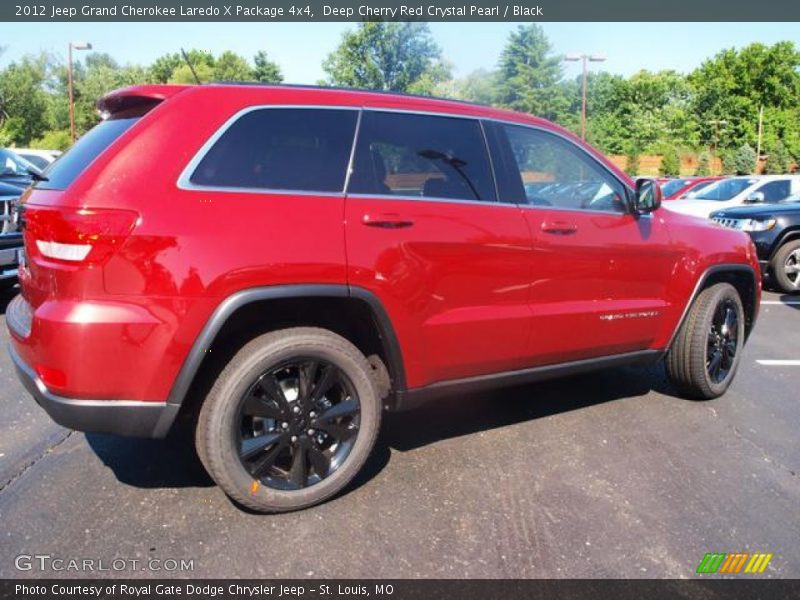 Deep Cherry Red Crystal Pearl / Black 2012 Jeep Grand Cherokee Laredo X Package 4x4