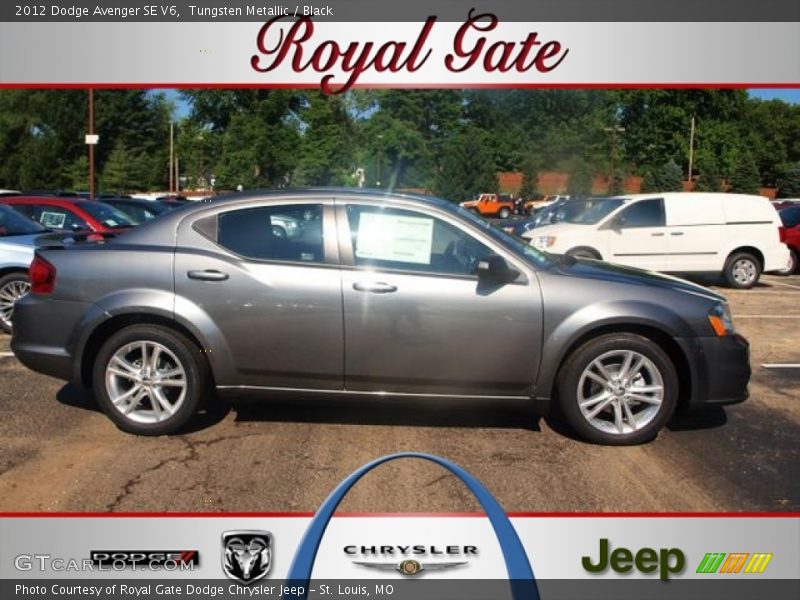Tungsten Metallic / Black 2012 Dodge Avenger SE V6