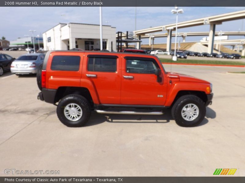  2008 H3  Sonoma Red Metallic