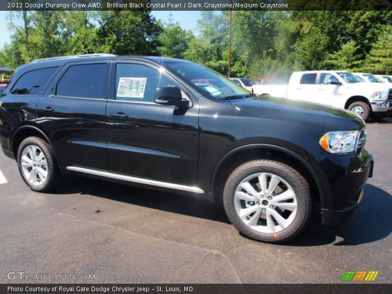  2012 Durango Crew AWD Brilliant Black Crystal Pearl