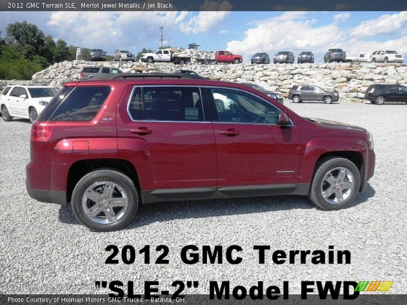 Merlot Jewel Metallic / Jet Black 2012 GMC Terrain SLE