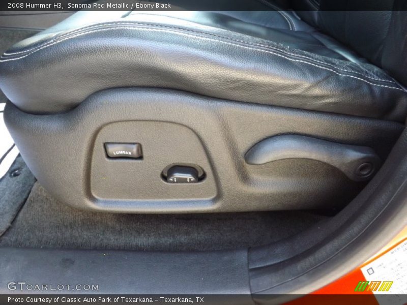 Sonoma Red Metallic / Ebony Black 2008 Hummer H3