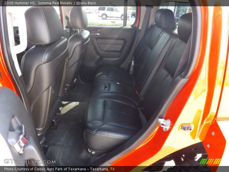 Sonoma Red Metallic / Ebony Black 2008 Hummer H3